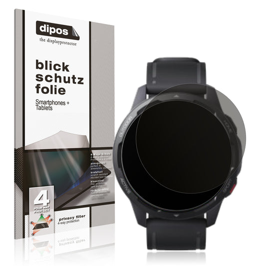 Blickschutzfolie für Xiaomi Watch S1 Active matt Schutzfolie Privacy