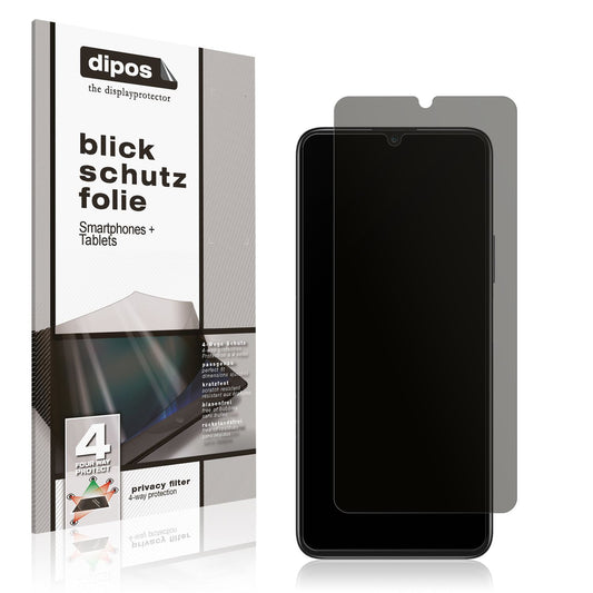 Blickschutzfolie von dipos passend für Huawei Honor X7, präziser Zuschnitt und blasenfrei montiert