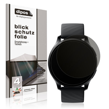 Blickschutzfolie für OnePlus Nord Smartwatch matt Schutzfolie Privacy