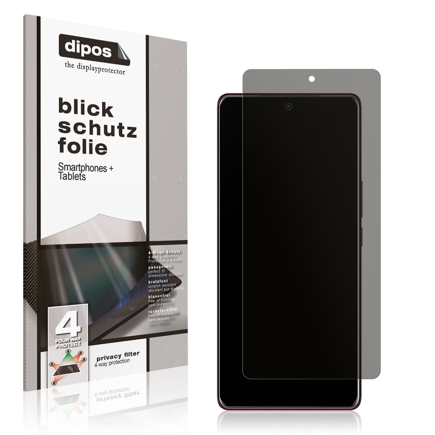 Blickschutzfolie für Vivo V29e matt Schutzfolie Privacy