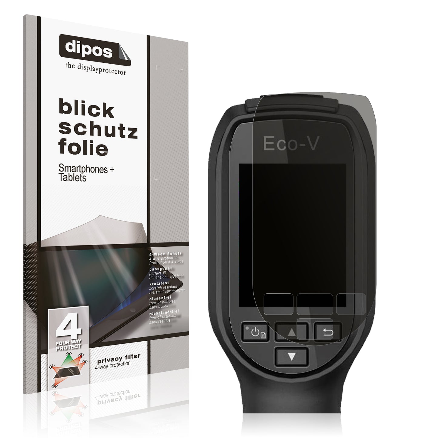 Blickschutzfolie für Hikimicro Eco-V matt Schutzfolie Privacy