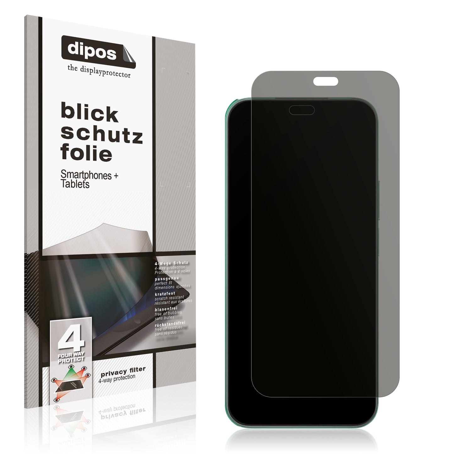 Blickschutzfolie für Honor X8c matt Schutzfolie Privacy