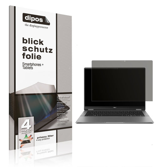 Blickschutzfolie für Asus Vivobook 14 Flip TP3407 matt Schutzfolie Privacy