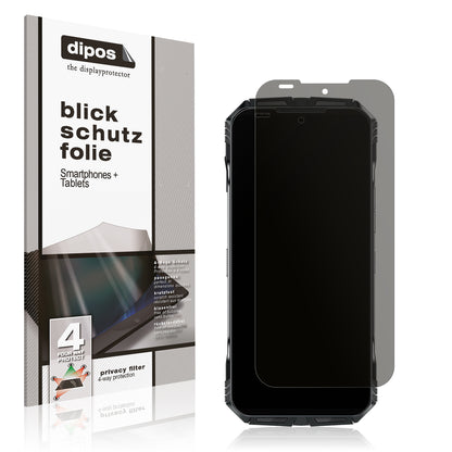 Blickschutzfolie für Doogee S Punk Pro matt Schutzfolie Privacy