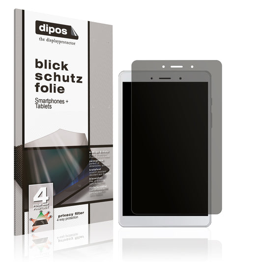Blickschutzfolie für Samsung Galaxy Tab A8.0 LTE matt Schutzfolie Privacy