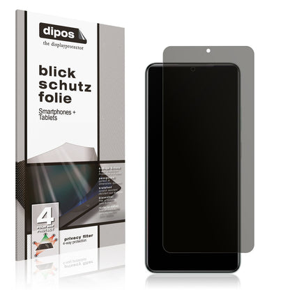 Blickschutzfolie für ZTE Nubia V60 Design matt Schutzfolie Privacy