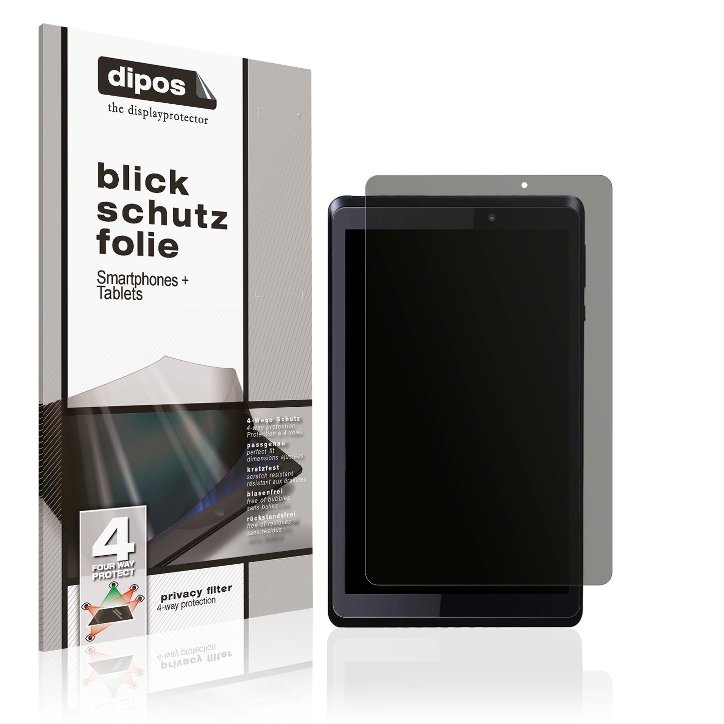Blickschutzfolie für C Idea 8 Zoll matt Schutzfolie Privacy