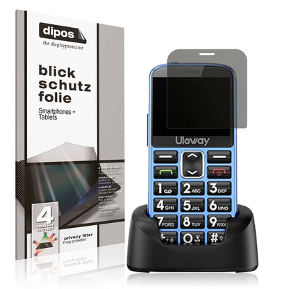 Blickschutzfolie für Uleway Tosaju T2301 matt Schutzfolie Privacy