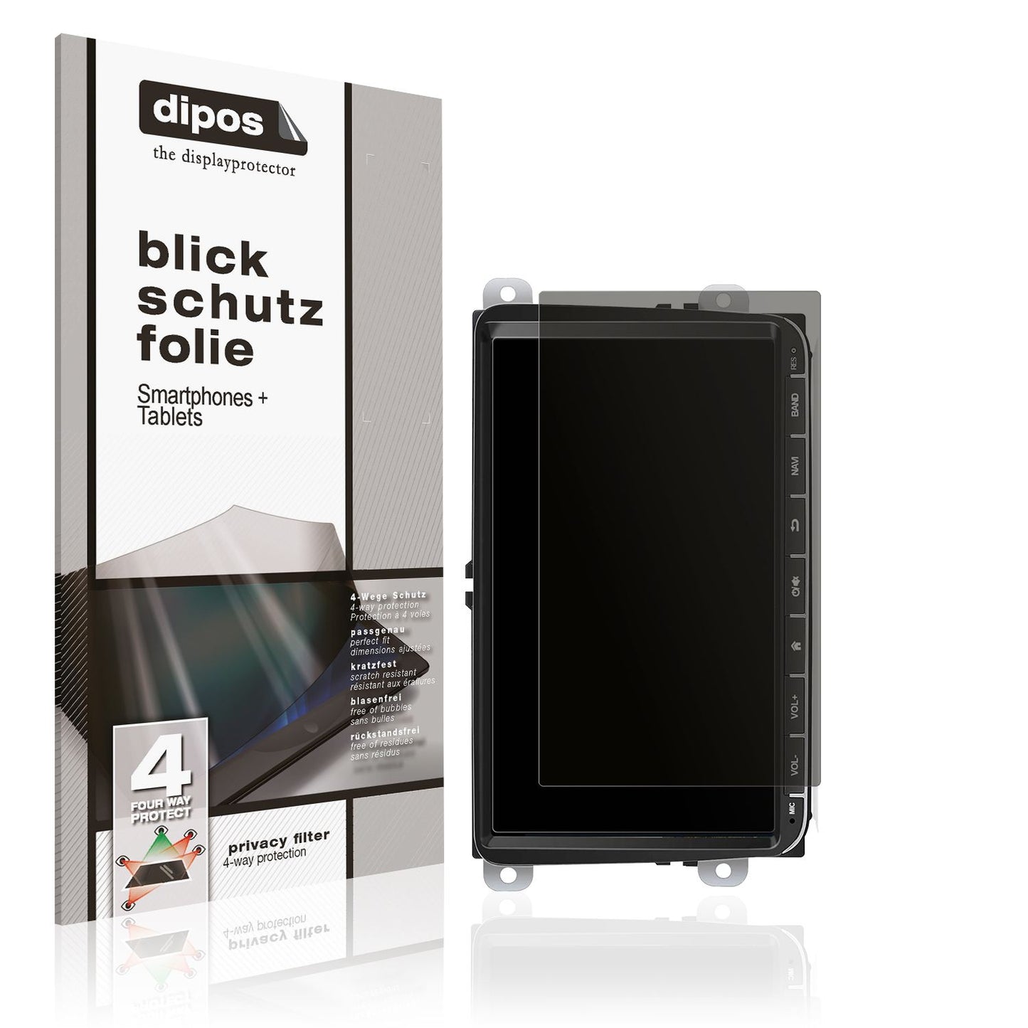 Blickschutzfolie für Essgoo AR9002 matt Schutzfolie Privacy