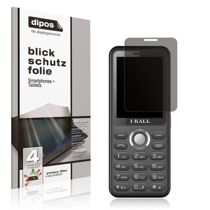Blickschutzfolie für I Kall I6 matt Schutzfolie Privacy