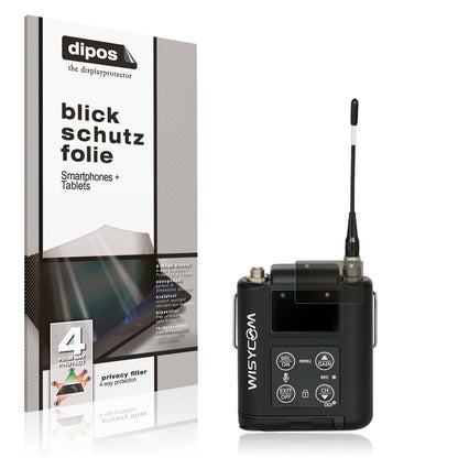 Blickschutzfolie für Wisycom MTP60 matt Schutzfolie Privacy