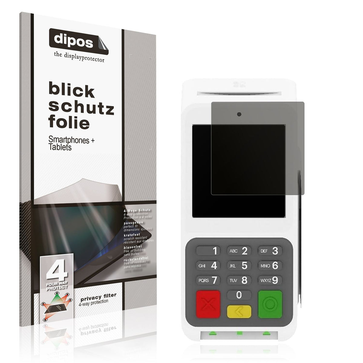 Blickschutzfolie für Clover Compact matt Schutzfolie Privacy