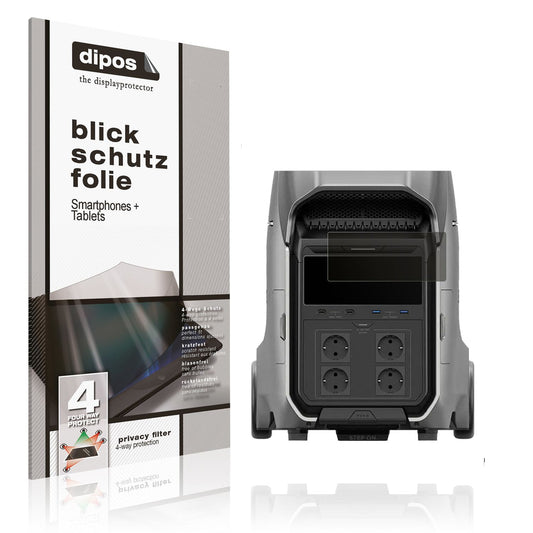 Blickschutzfolie für EF Ecoflow Delta 3 Plus matt Schutzfolie Privacy