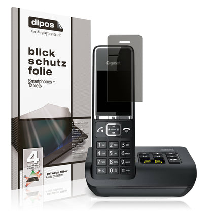 Blickschutzfolie für Gigaset Comfort 520A Duo matt Schutzfolie Privacy