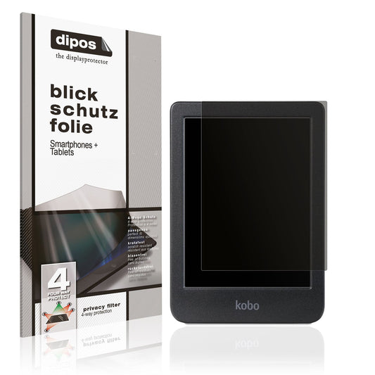 Blickschutzfolie für Kobo Clara BW eReader matt Schutzfolie Privacy