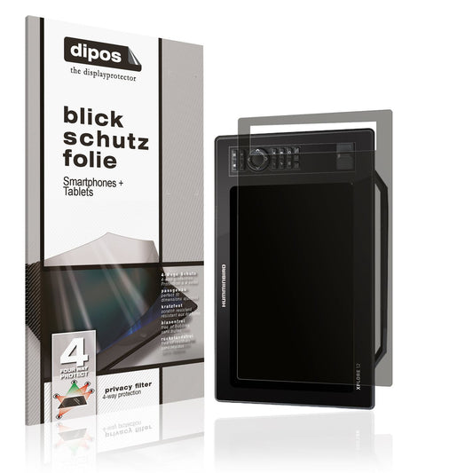 Blickschutzfolie für Humminbird Xplore 12 matt Schutzfolie Privacy