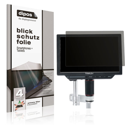 Blickschutzfolie für TOMLOV DM9 Max 10.1 Zoll matt Schutzfolie Privacy