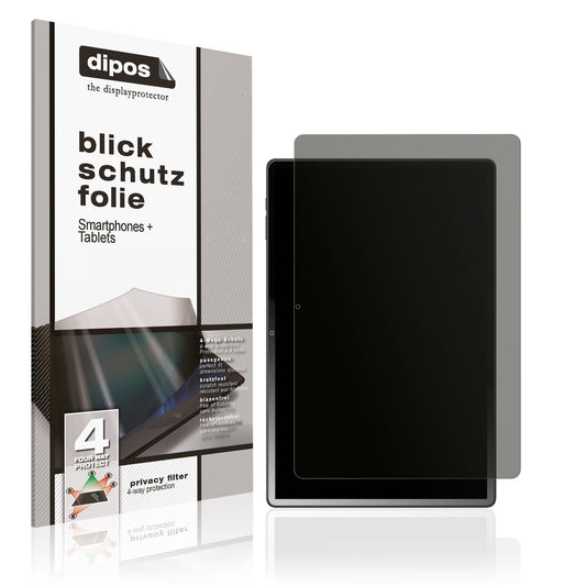 Blickschutzfolie für Logicom Tab XXL 14 matt Schutzfolie Privacy