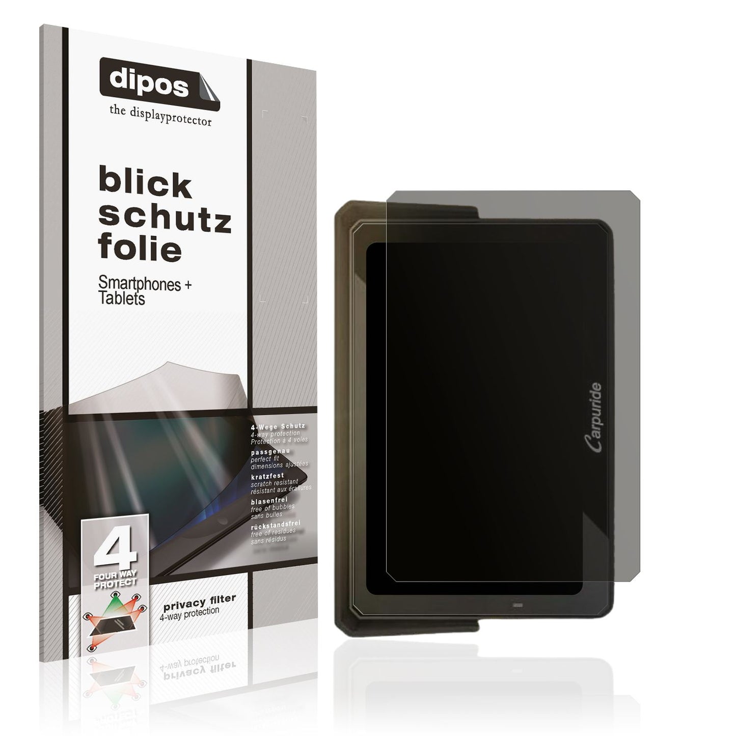 Blickschutzfolie für Carpuride W502s Pro 5 Zoll matt Schutzfolie Privacy