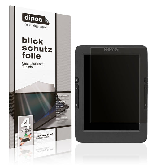 Blickschutzfolie für Grammata Papyre 630 matt Schutzfolie Privacy