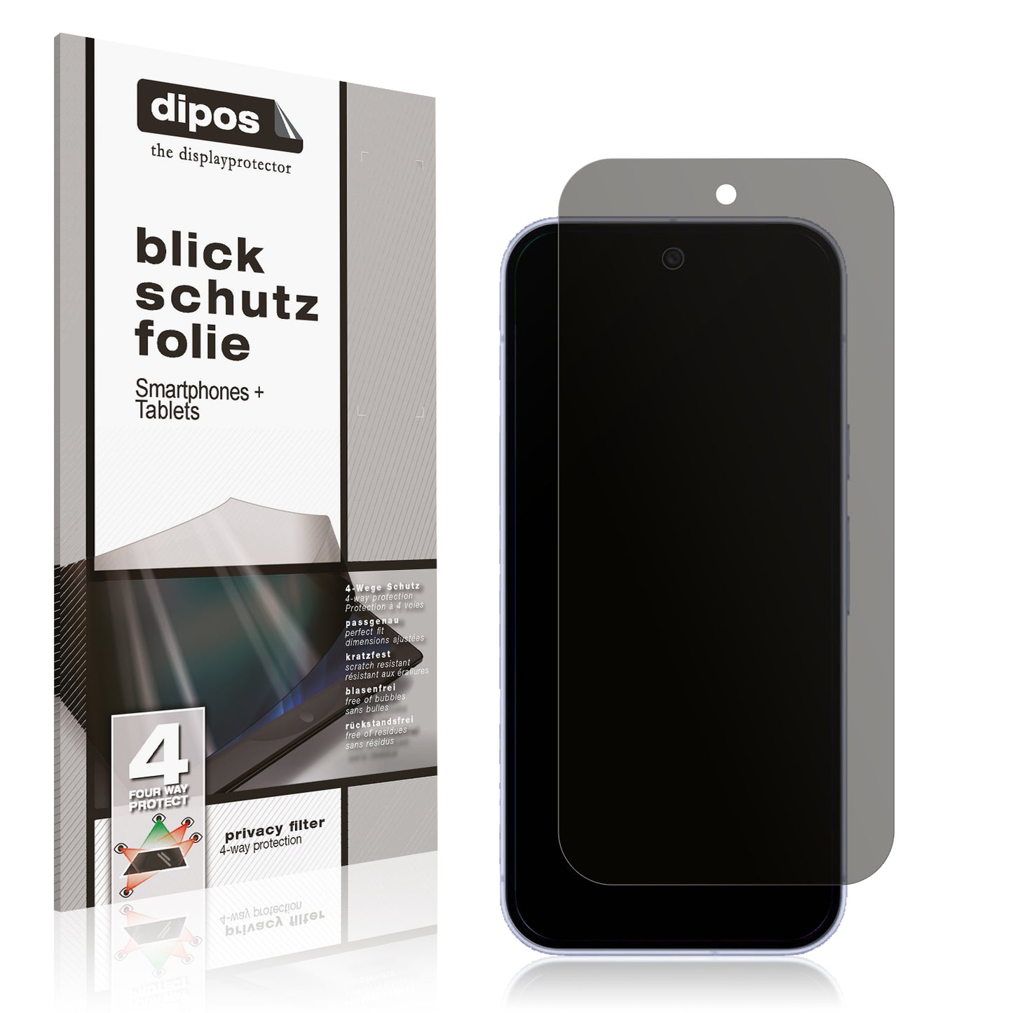 Blickschutzfolie für Google Pixel 10 matt Schutzfolie Privacy