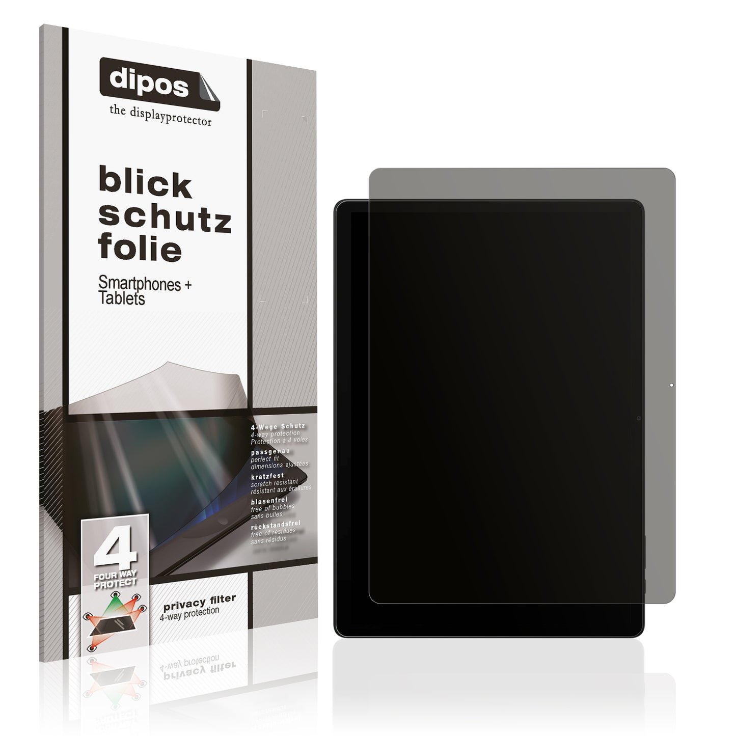 Blickschutzfolie für Doogee Tab 3 Max matt Schutzfolie Privacy