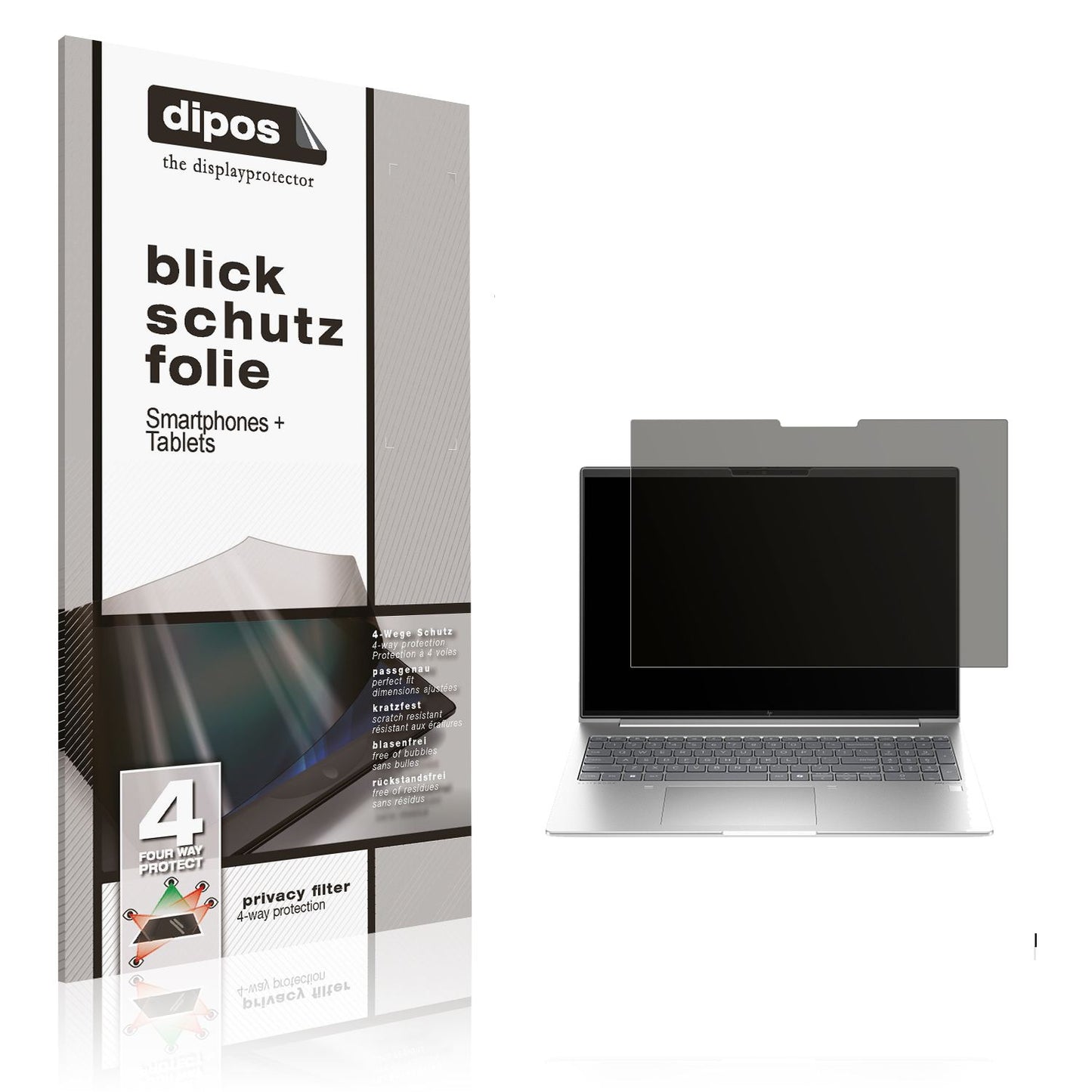 Blickschutzfolie für HP Elitebook 655 G11 16 Zoll matt Schutzfolie Privacy