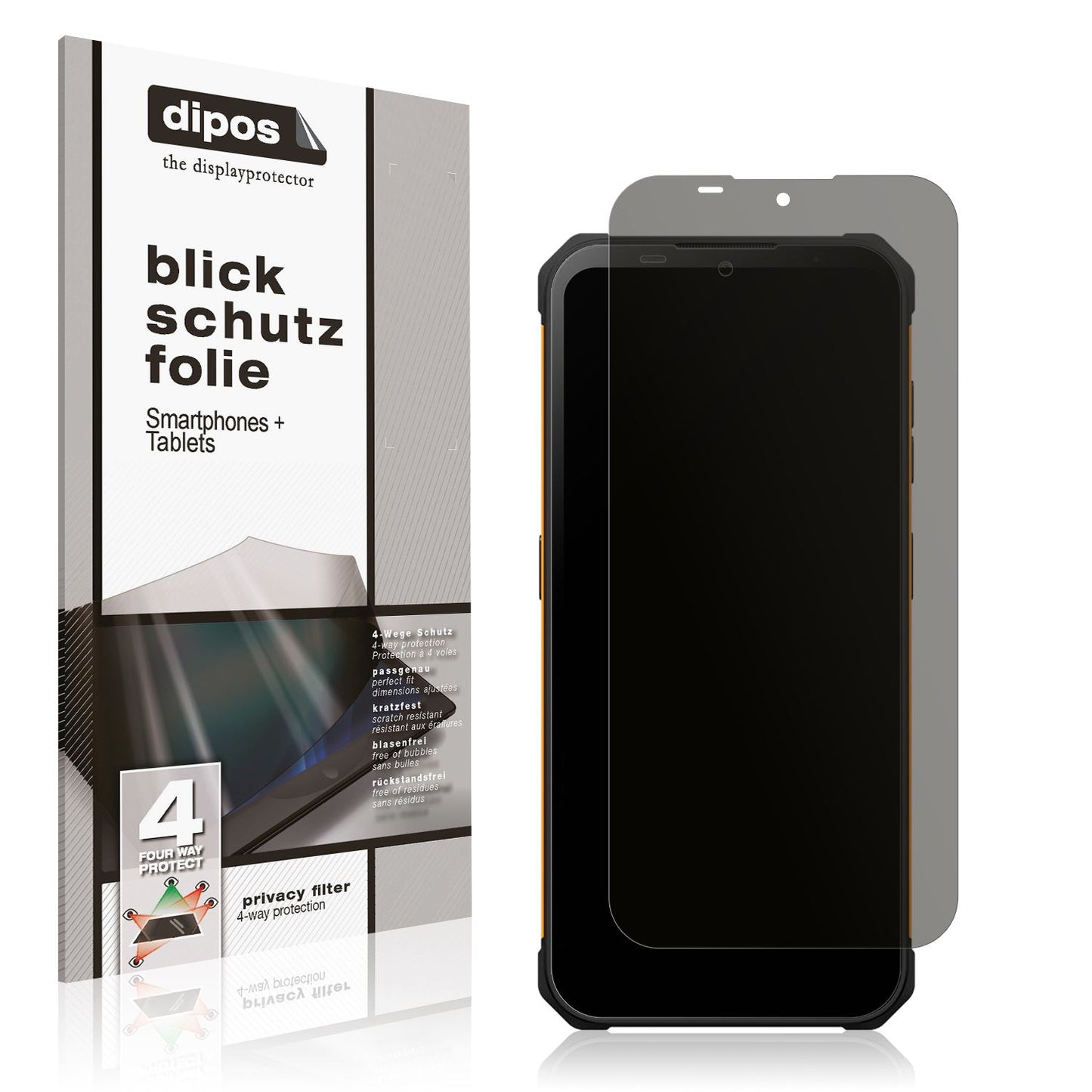 Blickschutzfolie für Hammer H Iron matt Schutzfolie Privacy