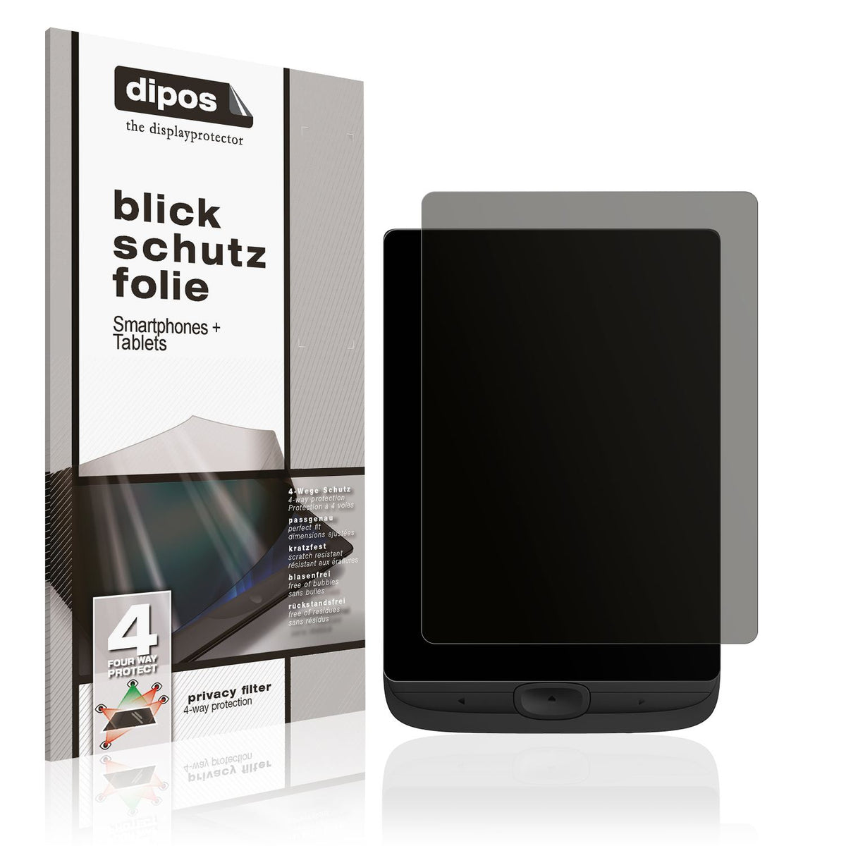 Blickschutzfolie für PocketBook Pova 6 Neo 5G matt Schutzfolie Privacy