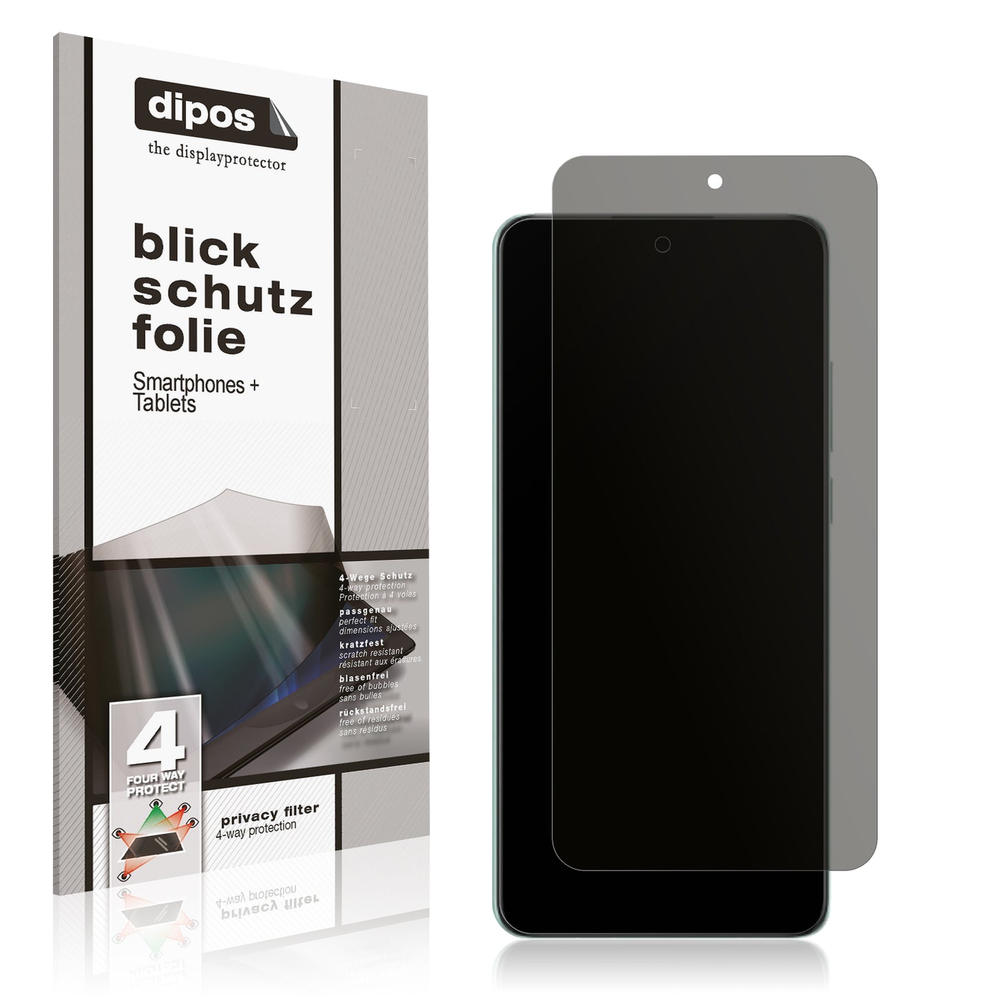 Blickschutzfolie für Oppo K12 Plus matt Schutzfolie Privacy