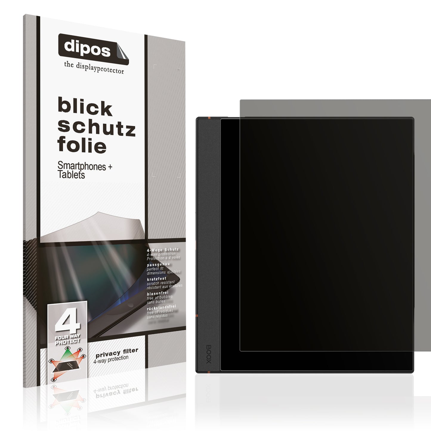 Blickschutzfolie für Onyx Boox Note Air 4 C matt Schutzfolie Privacy