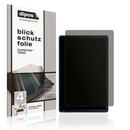 Blickschutzfolie für Lville Tablet 10 Zoll matt Schutzfolie Privacy