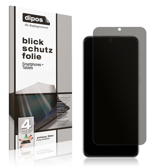 Blickschutzfolie von dipos passend für Huawei P50E, präziser Zuschnitt und blasenfrei montiert