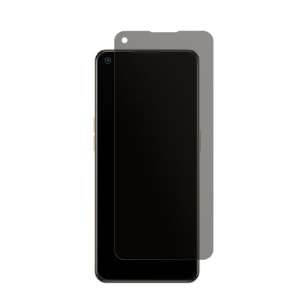 OppoF21 Pro mit aufgebrachtem dipos Displayschutz, der seitliche Einblicke blockiert
