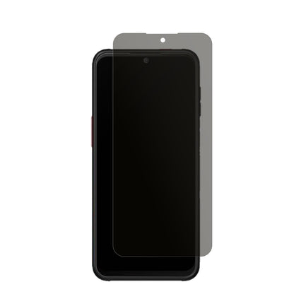 SamsungGalaxy XCover 6 Pro mit aufgebrachtem dipos Displayschutz, der seitliche Einblicke blockiert
