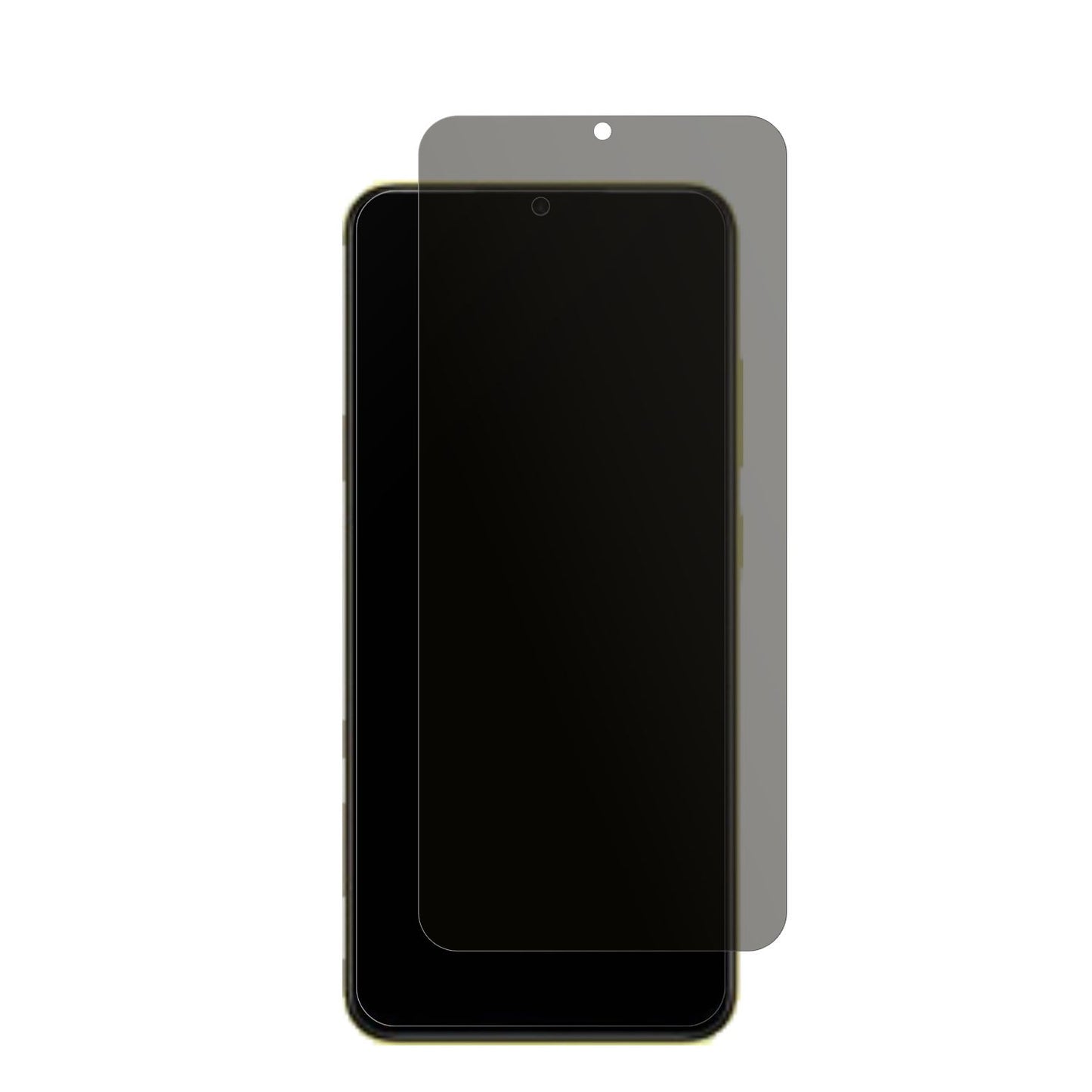 XiaomiPOCO M4 5G mit aufgebrachtem dipos Displayschutz, der seitliche Einblicke blockiert
