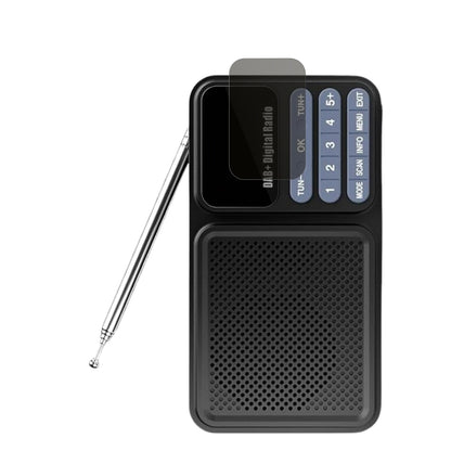 Blickschutzfolie für Gallypek DAB Radio matt Schutzfolie Privacy