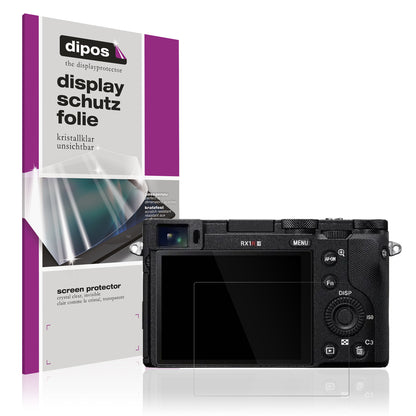 4x Schutzfolie klar für Sony DSC-RX1R III Display-Schutzfolie