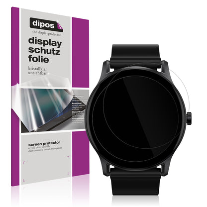 5x Schutzfolie klar für Haylou GS Smartwatch Display-Schutzfolie