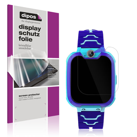6x Schutzfolie klar für Jubunrer Bleu Kids Smartwatch Display-Schutzfolie