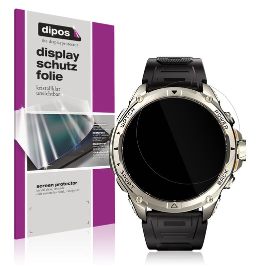 6x Schutzfolie klar für Kumi U5 Pro 1.43 Zoll Display-Schutzfolie