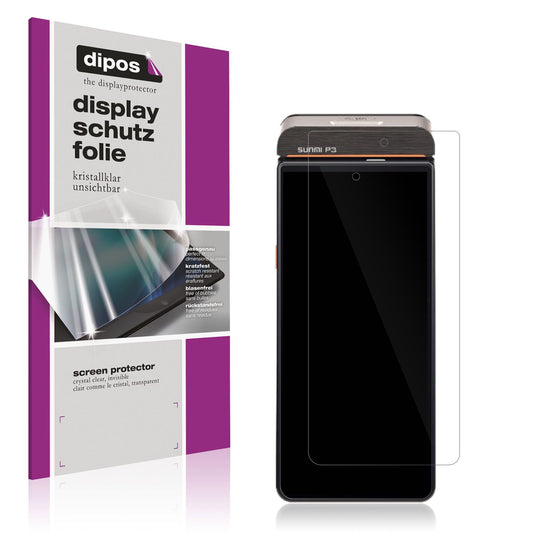 4x Schutzfolie klar für sunmi P3 Display-Schutzfolie