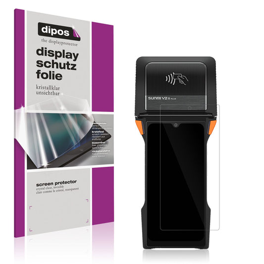 4x Schutzfolie klar für sunmi V2s Plus Display-Schutzfolie