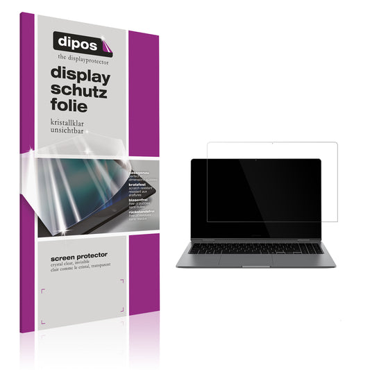2x Schutzfolie klar für Samsung Galaxy Book4 Edge 15.6 Zoll Display-Schutzfolie
