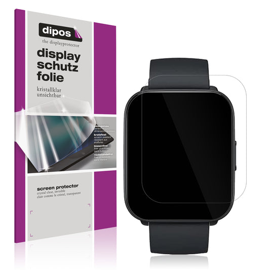 6x Schutzfolie klar für Xiaomi Mibro Watch C2 Display-Schutzfolie