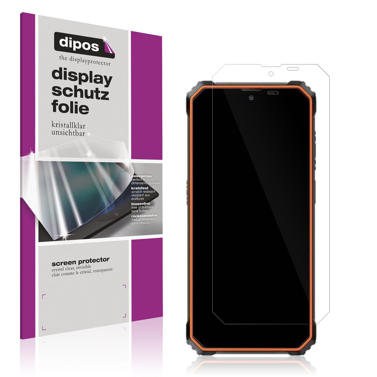 4x Schutzfolie klar für Blackview BV6200 Plus Display-Schutzfolie