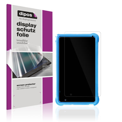 2x Schutzfolie klar für quinyiCo Enfants 7 Zoll Display-Schutzfolie