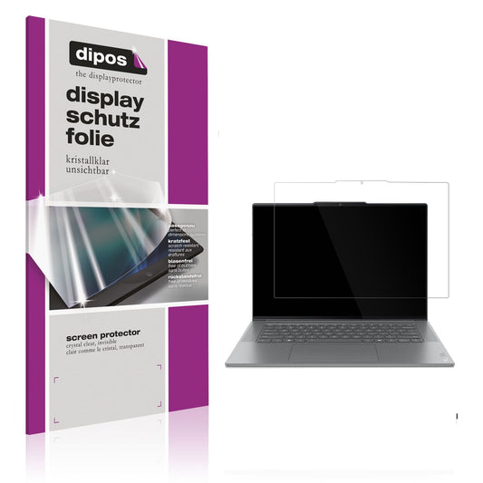 2x Schutzfolie klar für Lenovo Yoga Slim 7 15ILL9 Display-Schutzfolie
