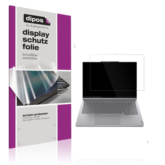 2x Schutzfolie klar für Lenovo ThinkBook 14 2-in-1 Gen 5 21SQ0008GE Display-Schutzfolie