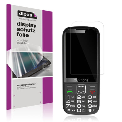 4x Schutzfolie klar für myPhone Harmony LTE Display-Schutzfolie